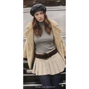 BB Dakota faux fur jacket/wrap/cape